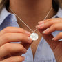 Personalised Gold Plated Or Silver Compass Necklace, thumbnail 2 of 5