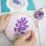 Lavender Embroidery Kit, thumbnail 2 of 7