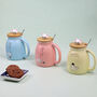 Cat Mugs Ceramic Tea Coffee In Assorted Colours G Decor, thumbnail 4 of 10