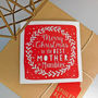 Personalised Best Mother Christmas Card, thumbnail 1 of 2
