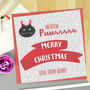 Merry Christmas From The Cat Card, thumbnail 1 of 2