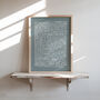 Piano Man Billy Joel, Song Lyrics Wall Art, thumbnail 5 of 11