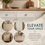 Ocean Leaf Round Shaped Ceramic Drawer Knobs, thumbnail 6 of 9