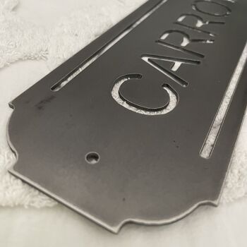 Carrow Road Metal Football Street Sign – Designed And Made In Britain, 4 of 10