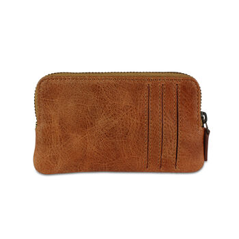 'Forbes' Men's Card Holder Wallet In Tan Leather, 5 of 7