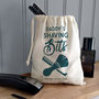 Men's Personalised 'Shaving Bits' Canvas Bag, thumbnail 3 of 6