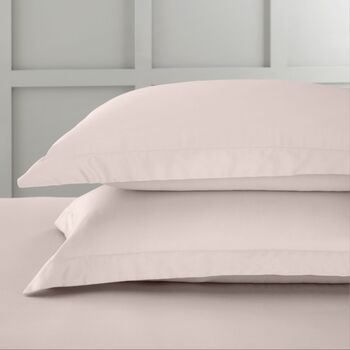 Personalised Blush Pink Cotton 400 Tc Oxford Pillowcase, 3 of 7