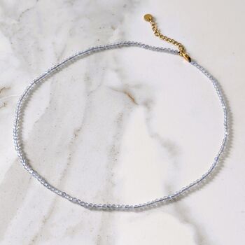 Labradorite Gemstone Beaded Necklace, 4 of 6