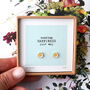 Just To 'Send Happiness Your Way' Daisy Earrings, thumbnail 1 of 3
