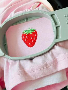 Embroidered Strawberries T Shirt, 3 of 6