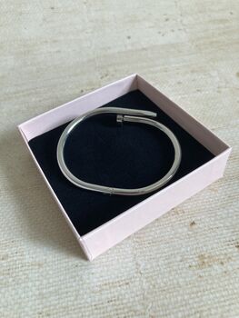 Silver Nail Bangle/Bracelet, 2 of 4