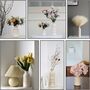Set Of Three Ceramic Vase For Flowers, thumbnail 3 of 9