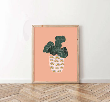 Set Of Four House Plant Prints, 5 of 5