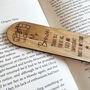Personalised Wooden Bookmark For Teacher Appreciation, thumbnail 9 of 10