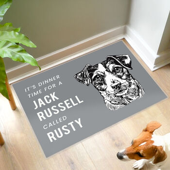 Dog Feeding Mat Non Slip Personalised Dog Gifts, 3 of 7