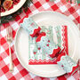 Bon Noel Green And Red Christmas Crackers, thumbnail 5 of 5
