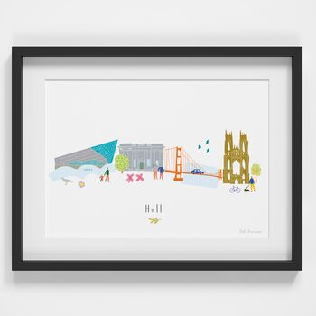 Hull Skyline Cityscape Art Print, 2 of 3