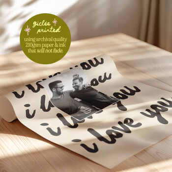 I Love You Personalised Photo Print, 5 of 12