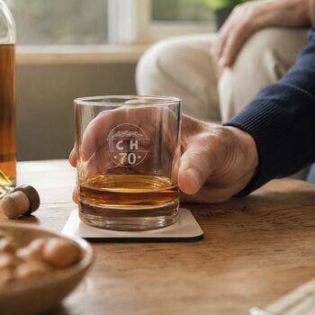 Personalised 70th Birthday Whisky Glass, 2 of 12