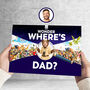 Personalised Dad Photo Gift Book ‘Wonder Where’s Dad?’, thumbnail 1 of 9