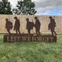Lest We Forget Soldier Garden Ornament Decoration, thumbnail 4 of 5