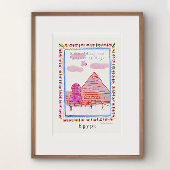 The Great Sphinx Of Egypt Art Print, Egyptian Scene, 3 of 8