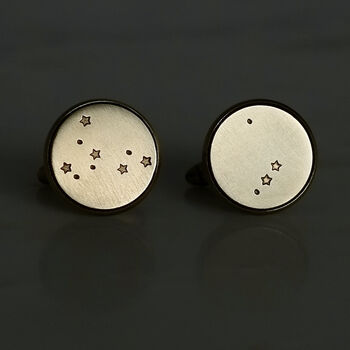 Solid Bronze Constellation Cufflinks, 11 of 12