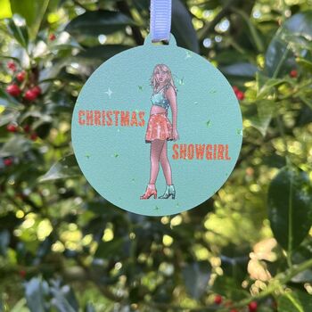 Merry Swiftmass Taylor Swift Inspired Christmas Decoration, 2 of 2