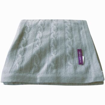 Cashmere Baby Blanket With Free Box, 3 of 4