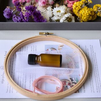 Olga Prinku Dried Floral Embroidery Hoop Kit No.Three, 5 of 7