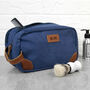 Personalised Deluxe Denim Wash Bag, thumbnail 3 of 11