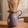 Stainforth Large Blue Ceramic Jug Vase, thumbnail 2 of 11