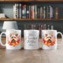 Personalised Dog Mug Yorkshire Terrier In An Autumn Wreath, thumbnail 2 of 2