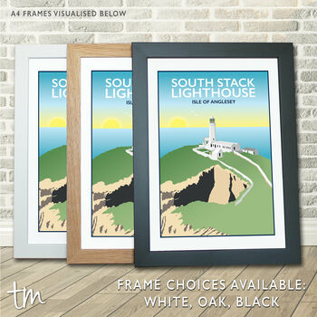 South Stack Lighthouse, Isle Of Anglesey Print, 2 of 5