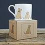 Labrador Mug Black, Chocolate, Fox Red And Yellow, thumbnail 12 of 12