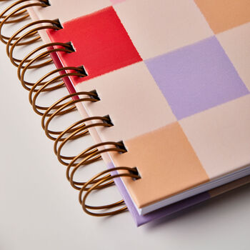 Personalised Checkered 2024/25 Academic Diary, 12 of 12