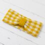 Gingham Knitted Headband, thumbnail 2 of 8