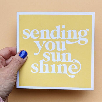 Sending You Sunshine Card, 2 of 3