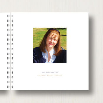 Personalised Teacher Memories Book Or Album, 2 of 12