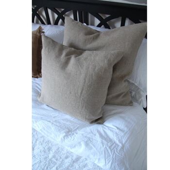 100% Natural Linen Cushion Cover, 50 X 50, 2 of 5