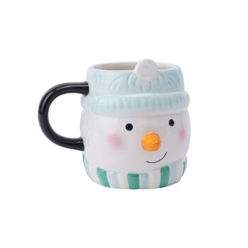 Christmas Jolly Snowman Snack Mug With Gift Box, 5 of 7