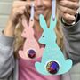 Personalised Creme Egg Bunny Decoration, thumbnail 3 of 4