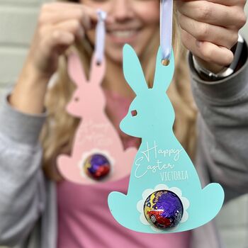 Personalised Creme Egg Bunny Decoration, 3 of 4