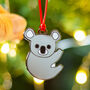 Koala Christmas Tree Decoration, thumbnail 3 of 4