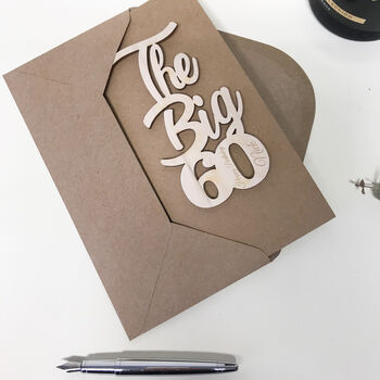 Personalised Big 60 Birthday Card, 6 of 9