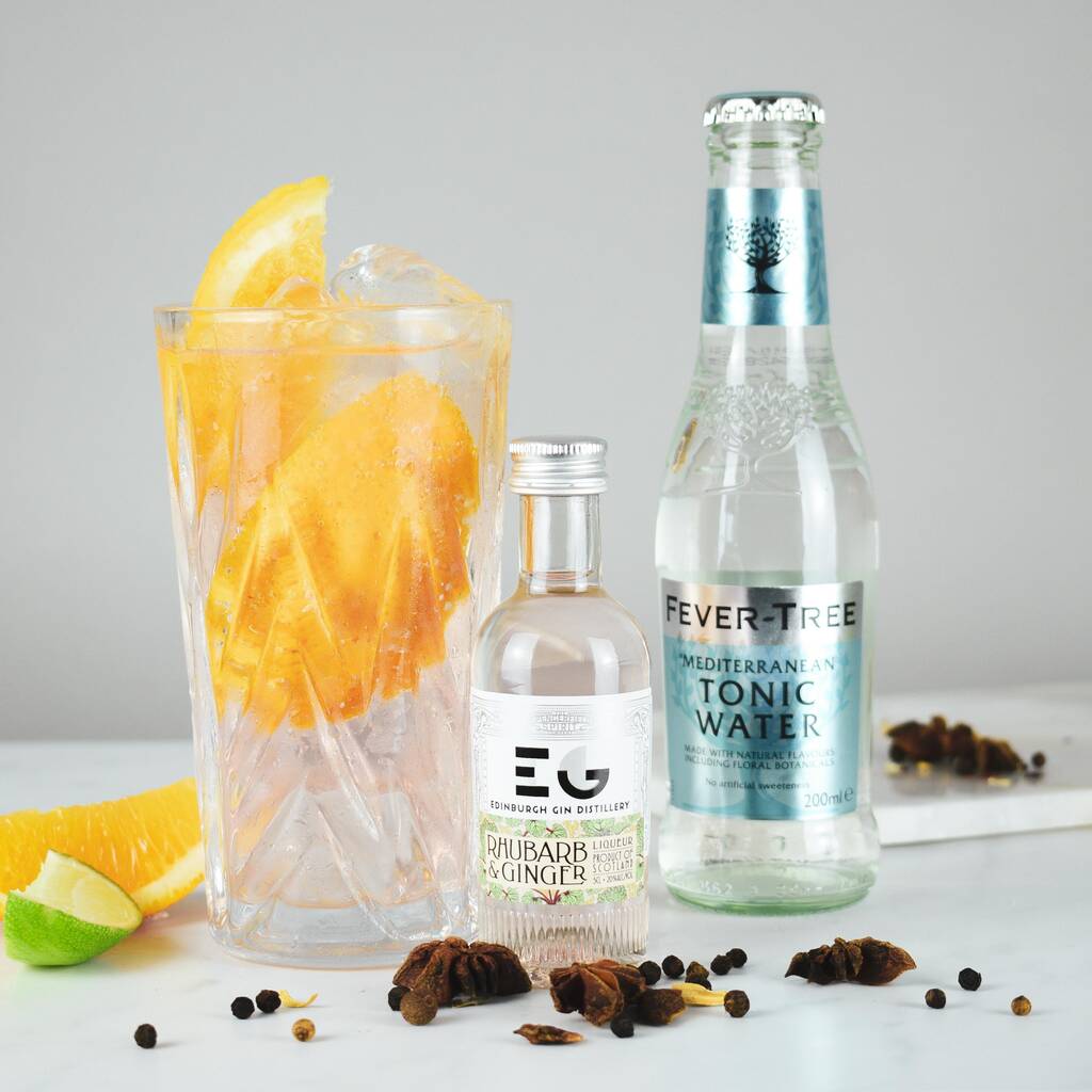 Edinburgh Gin And Tonic Set By Tipple Box