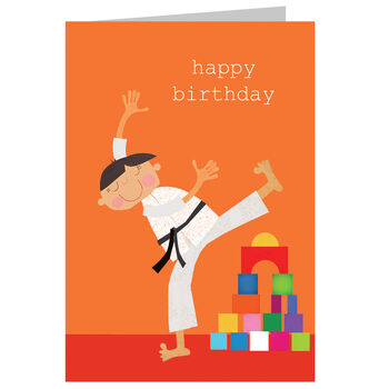 Martial Arts Birthday Card, 2 of 3