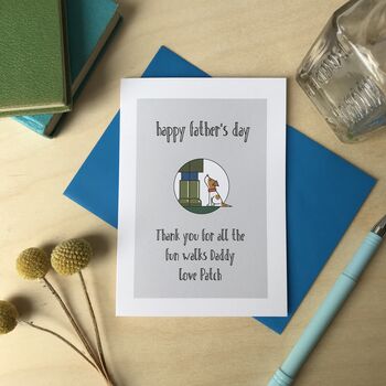 Personalised Dog Daddy Father's Day Card, 2 of 4