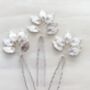 Silver Leaf Hair Pins, thumbnail 4 of 4