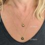 The Duo K2 Jasper Necklace, 18ct Gold Plated, thumbnail 7 of 10